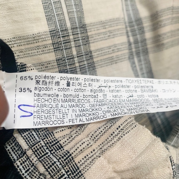 🚫SOLD🚫ZARA RUSTIC CHECK SUIT-BLAZER CROPPED PANT - Picture 14 of 14